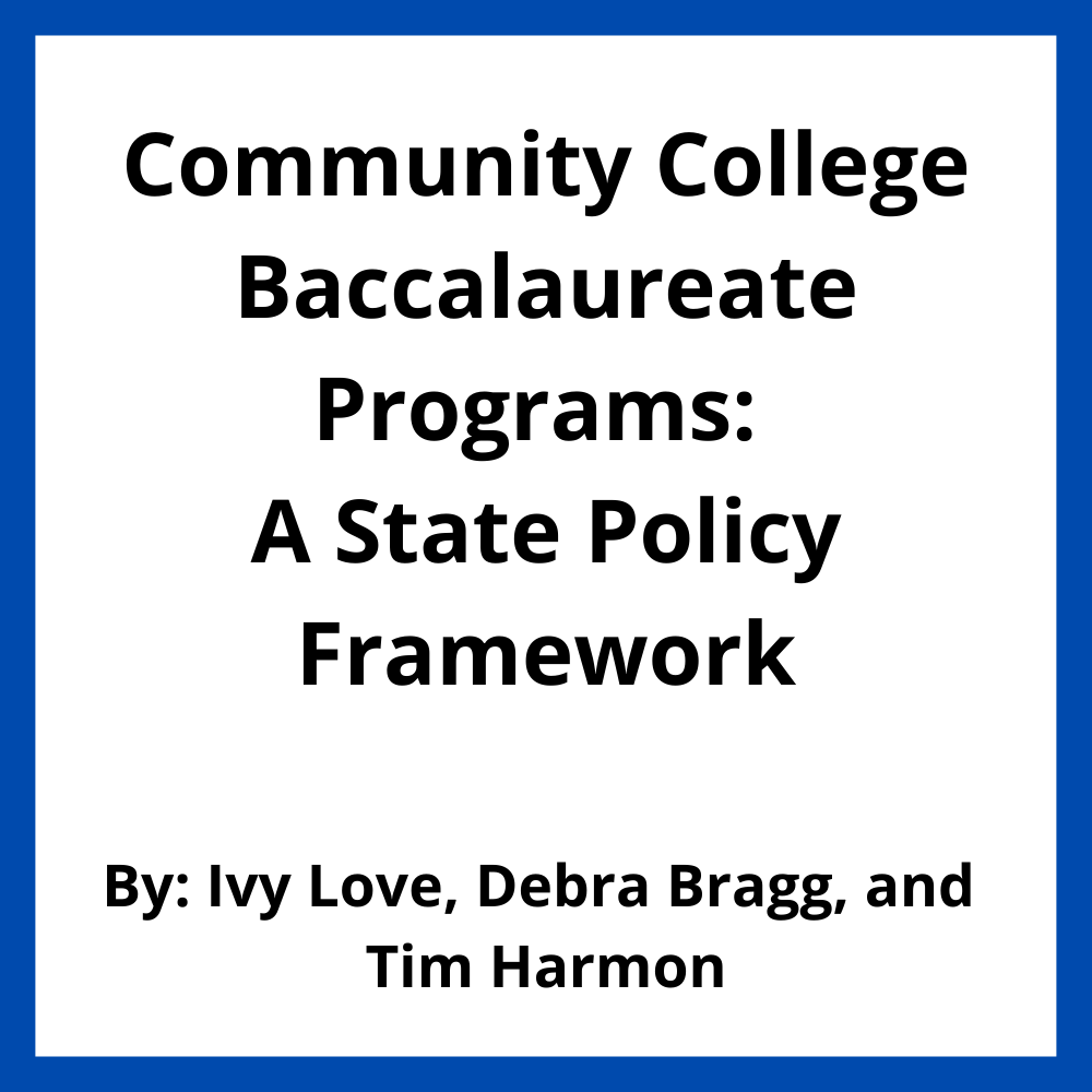 Mapping the Community College Baccalaureate