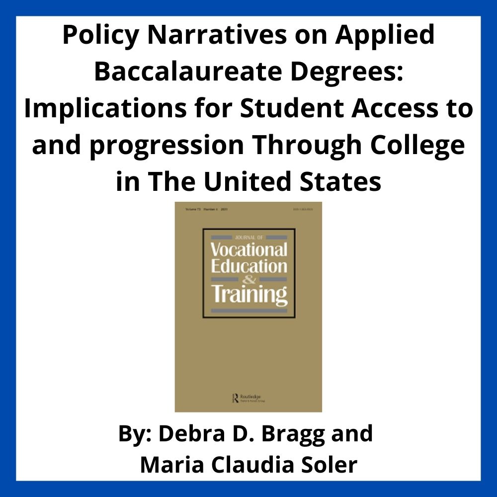 Policy narratives on applied baccalaureate degrees: Implications for student access to and progression through college in the United States