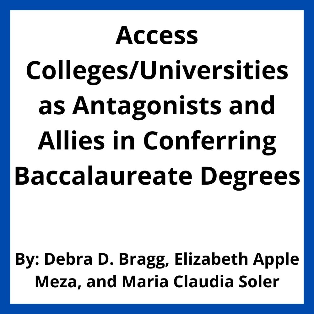 access colleges/universities as antagonists and allies