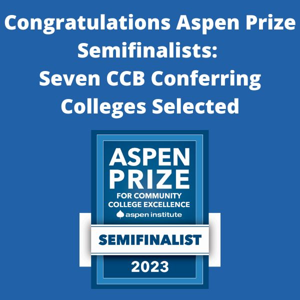 Congratulations Aspen Prize Semifinalists: Seven CCB Conferring Colleges Selected