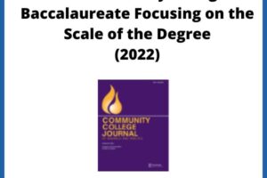 A Comparative Perspective on the Community College Baccalaureate Focusing on the Scale of the Degree